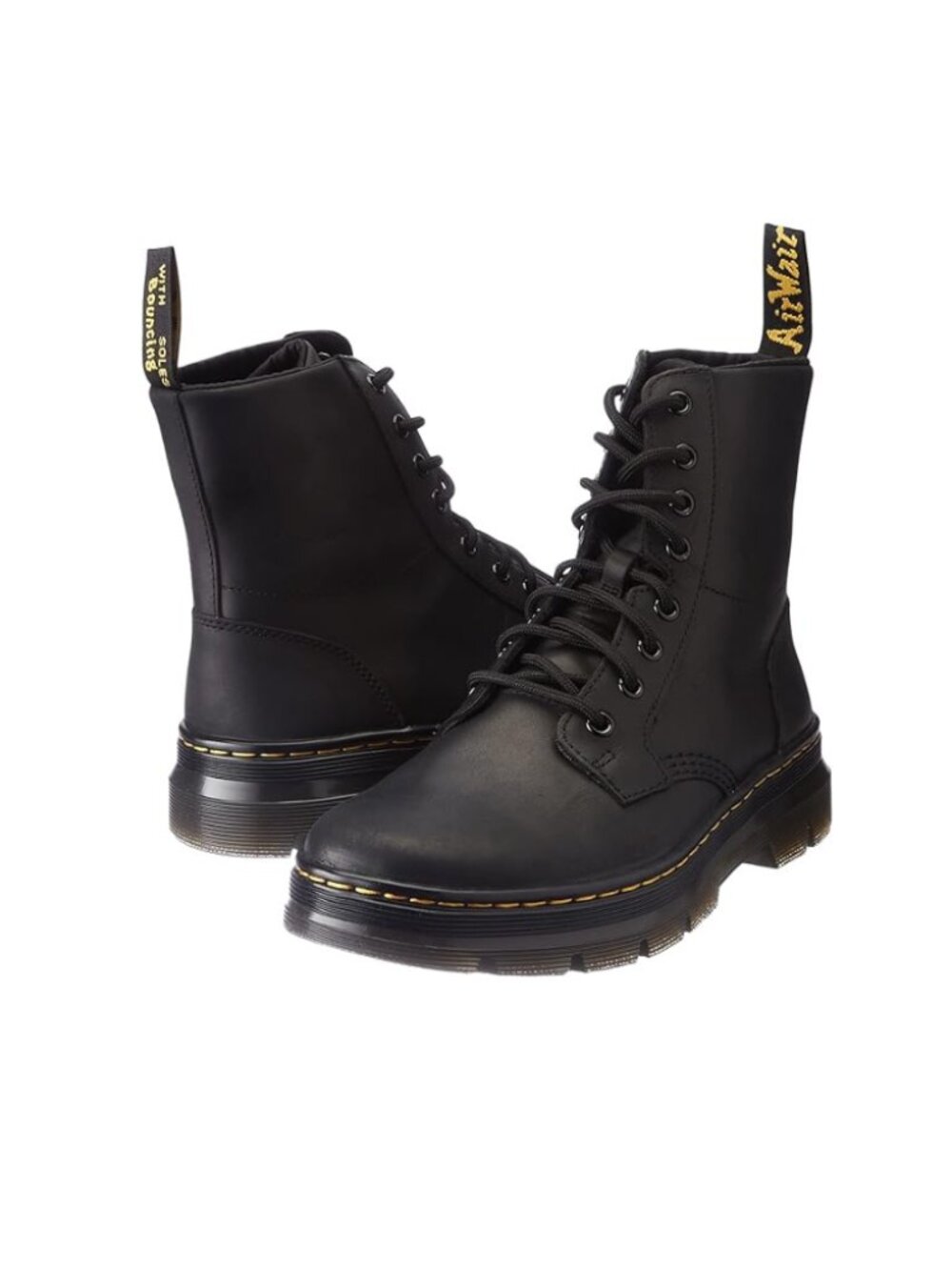 Dr. Martens adult Lace Fashion Boot Black Wyoming Size 13 Women 12 Men Brand New